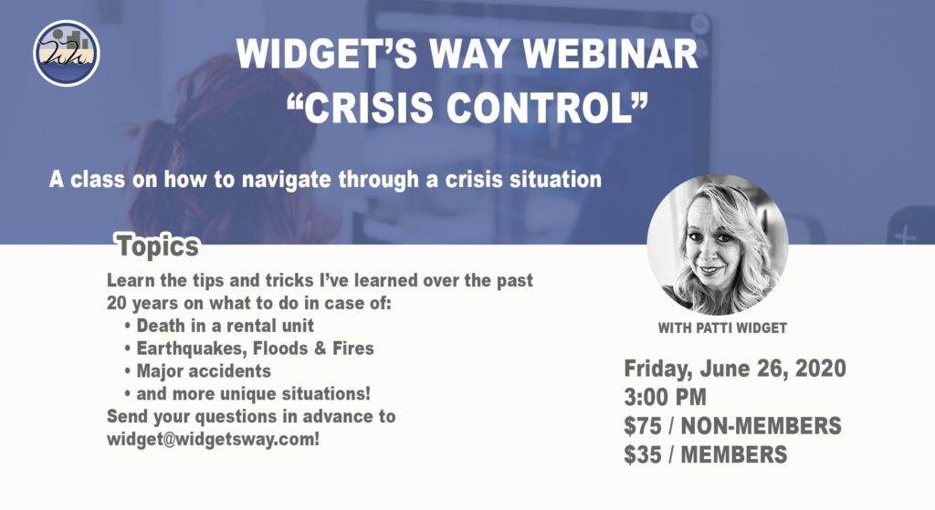 Crisis Control Webinar banner